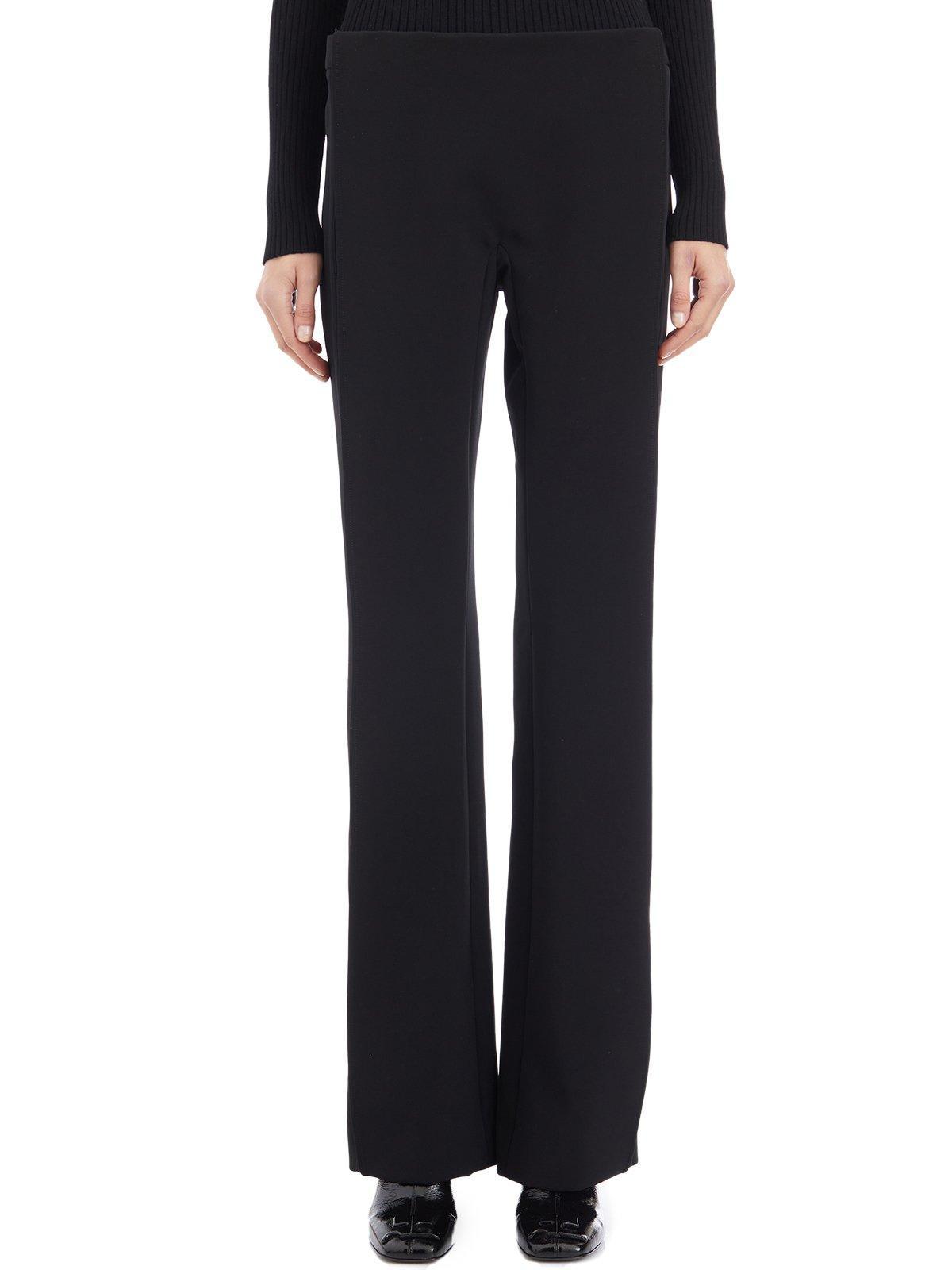 courrèges illusion straight leg trousers