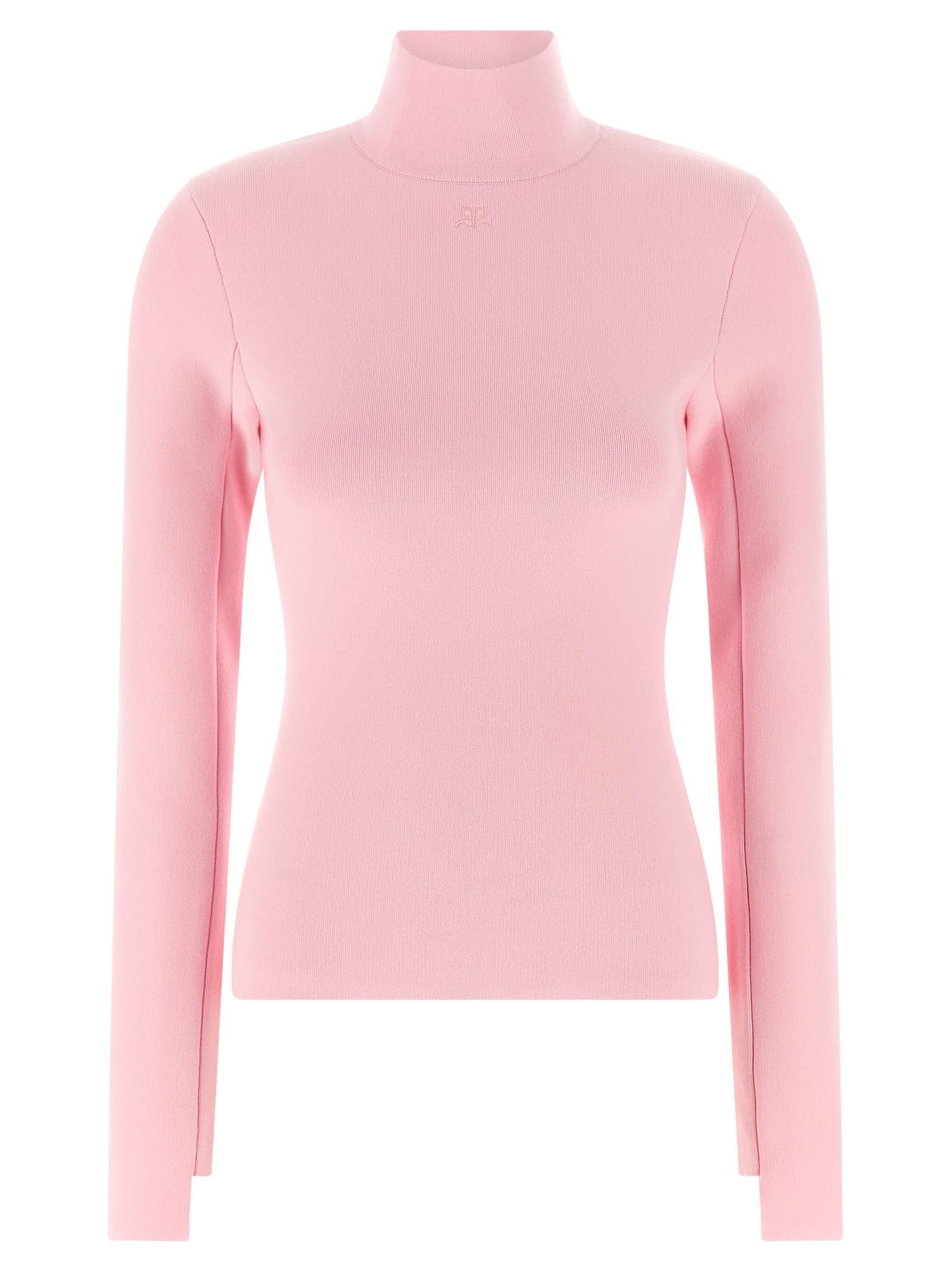 courrèges interlock viscose sweater