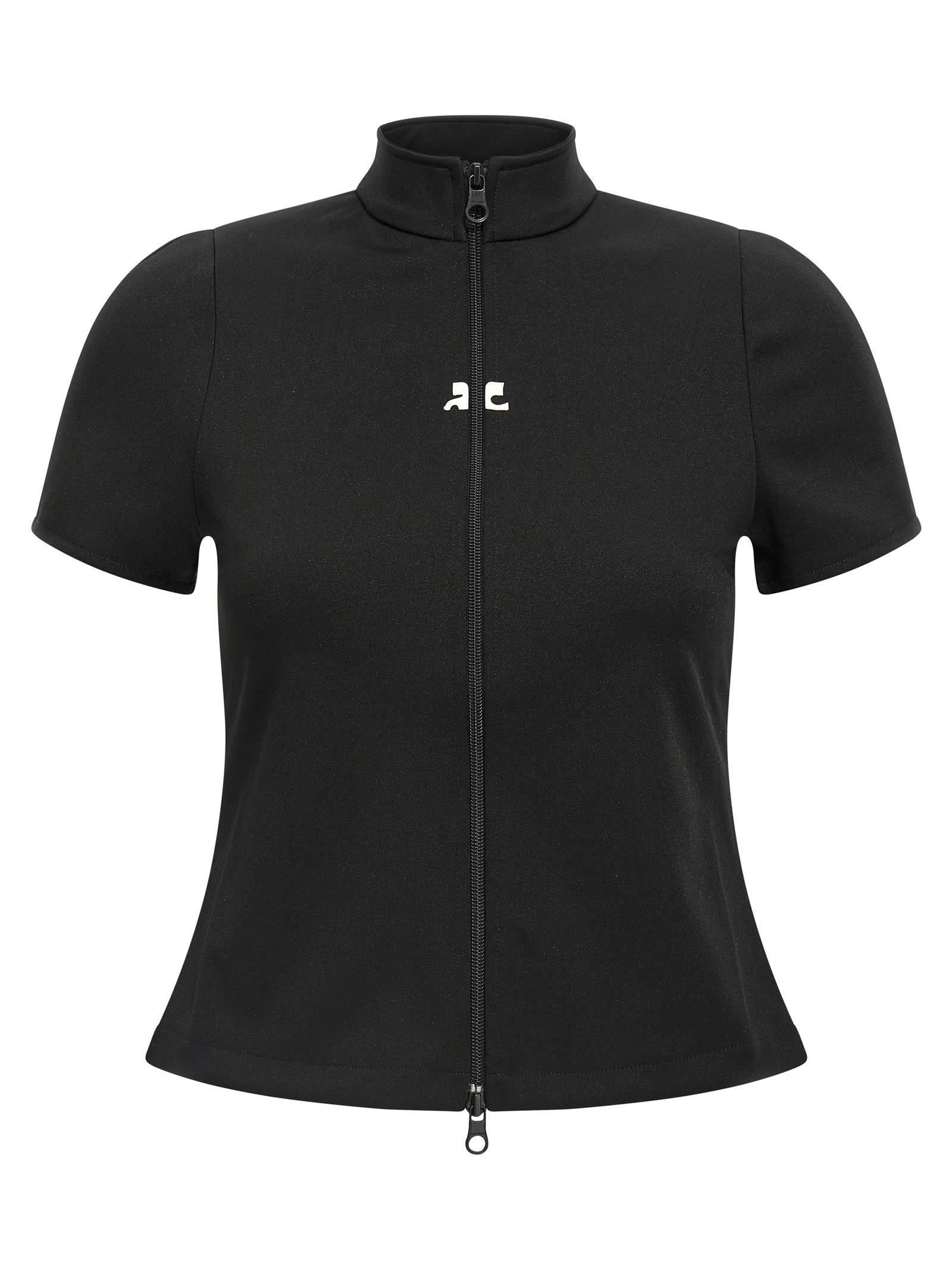 courrèges interlock zipped top