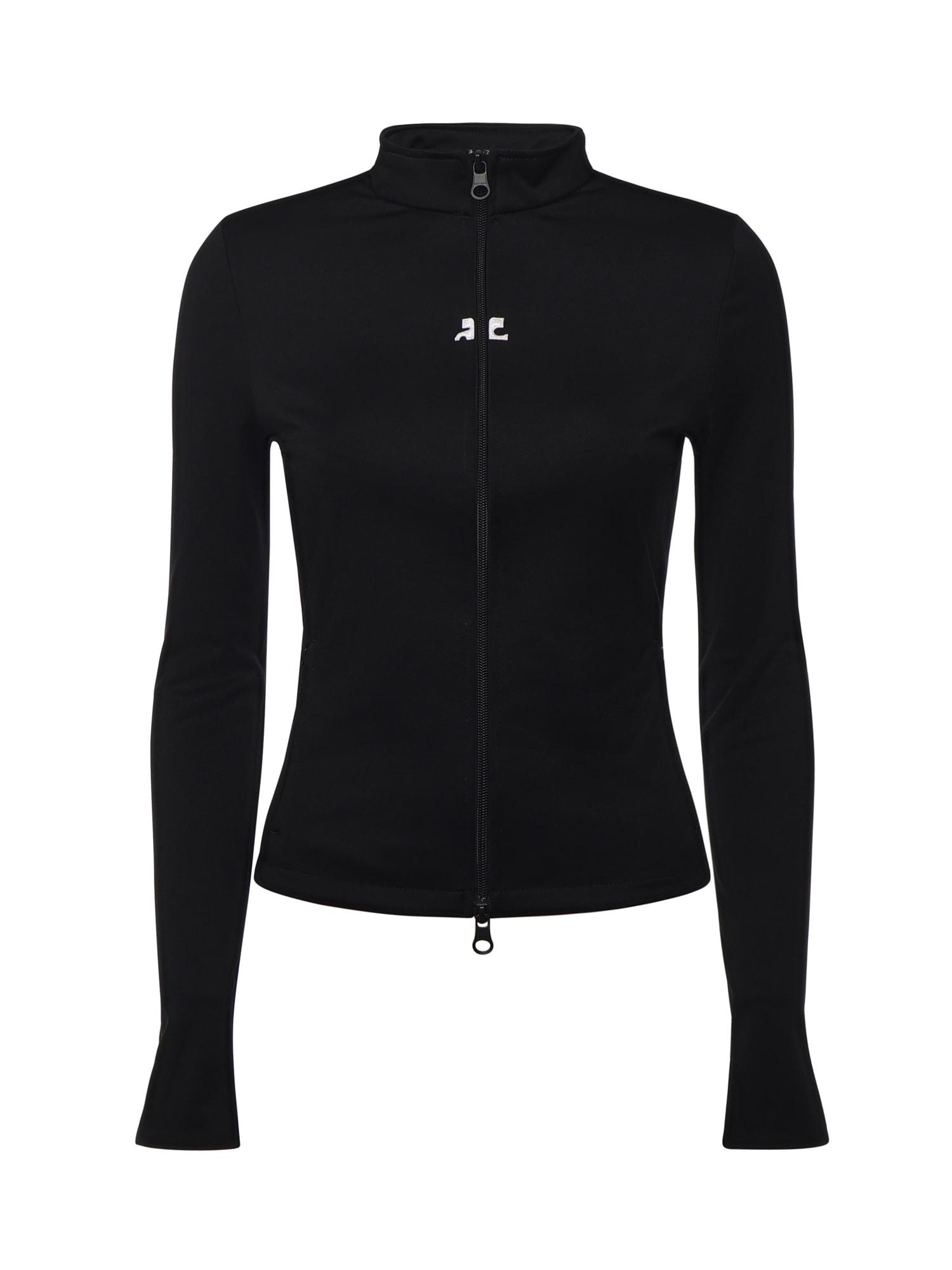 courrèges jersey zip jacket