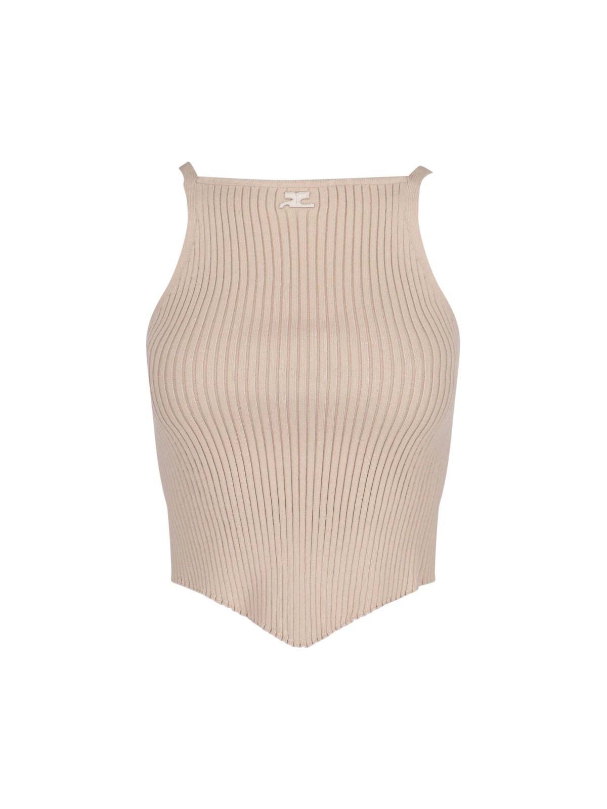 courrèges knit top