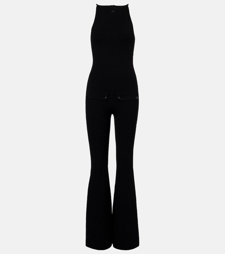 courrèges logo jumpsuit