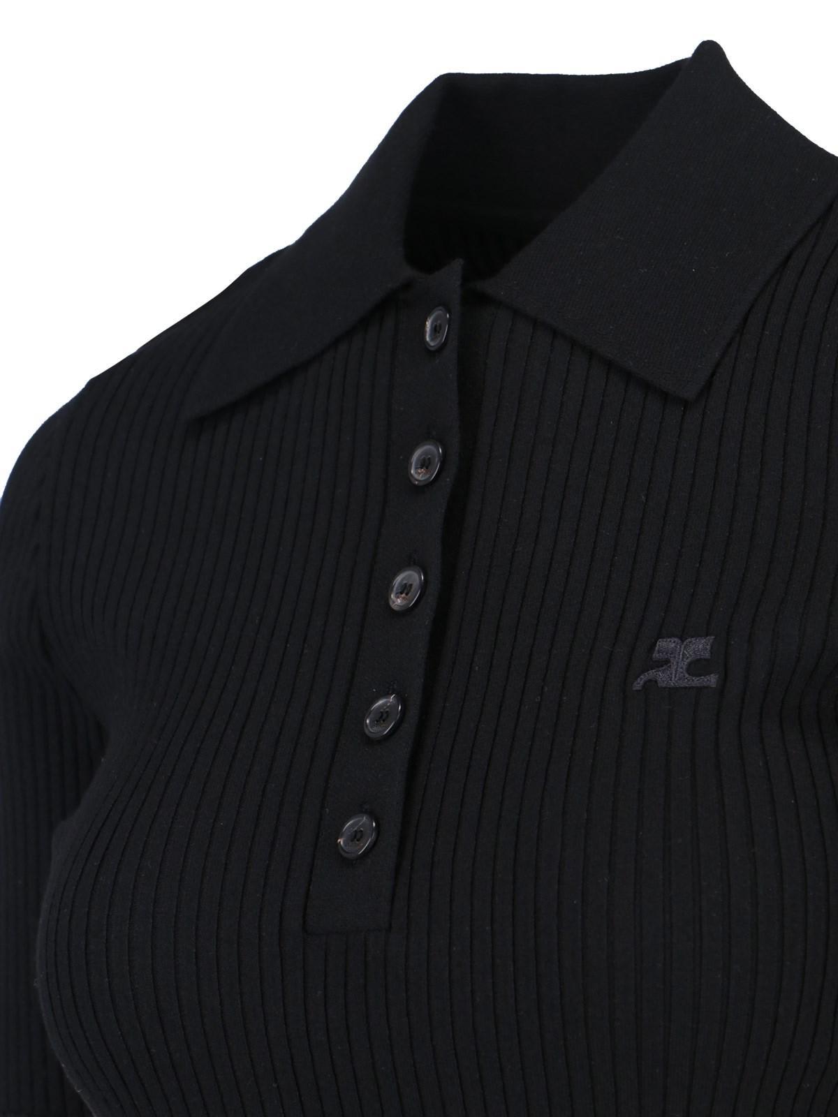 courrèges logo polo shirt