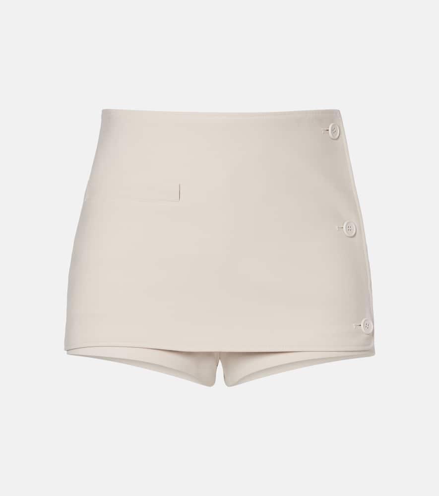 courrèges logo skort