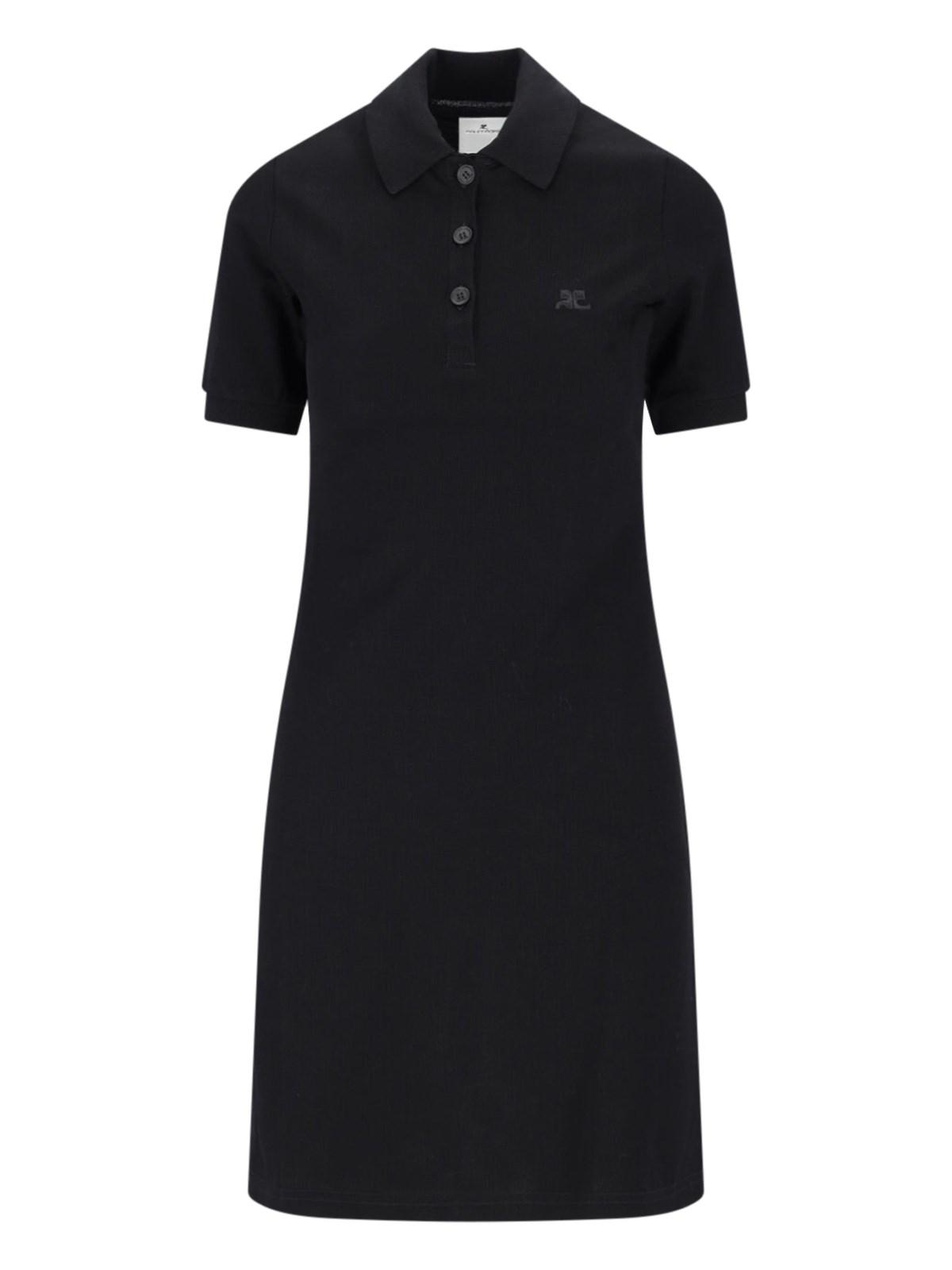courrèges mini polo dress
