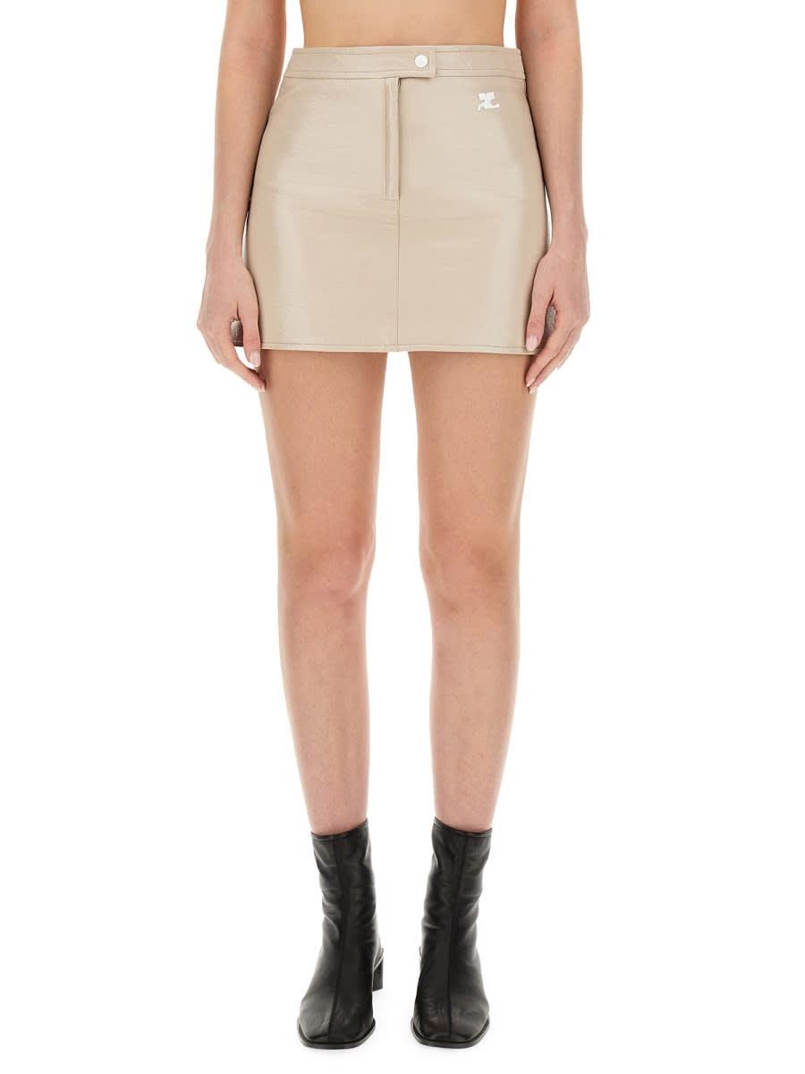 courrèges mini reedition skirt