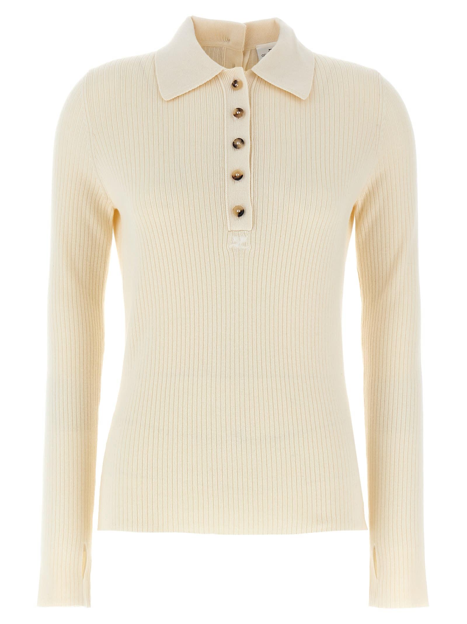 courrèges multi-buttons sweater