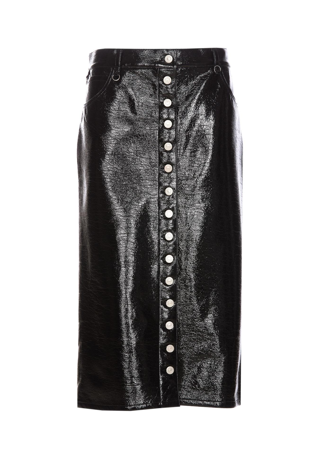 courrèges multiflex vinyl skirt