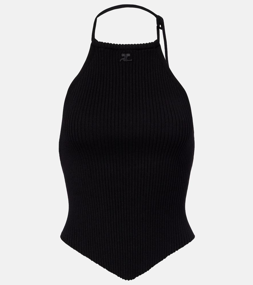 courrèges pointy ribbed