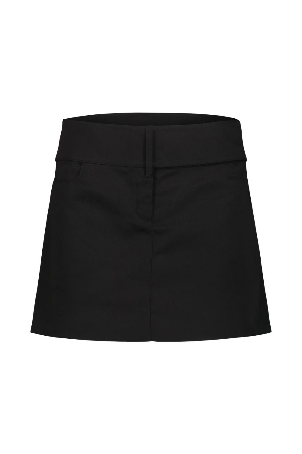 courrèges polycotton mini skirt