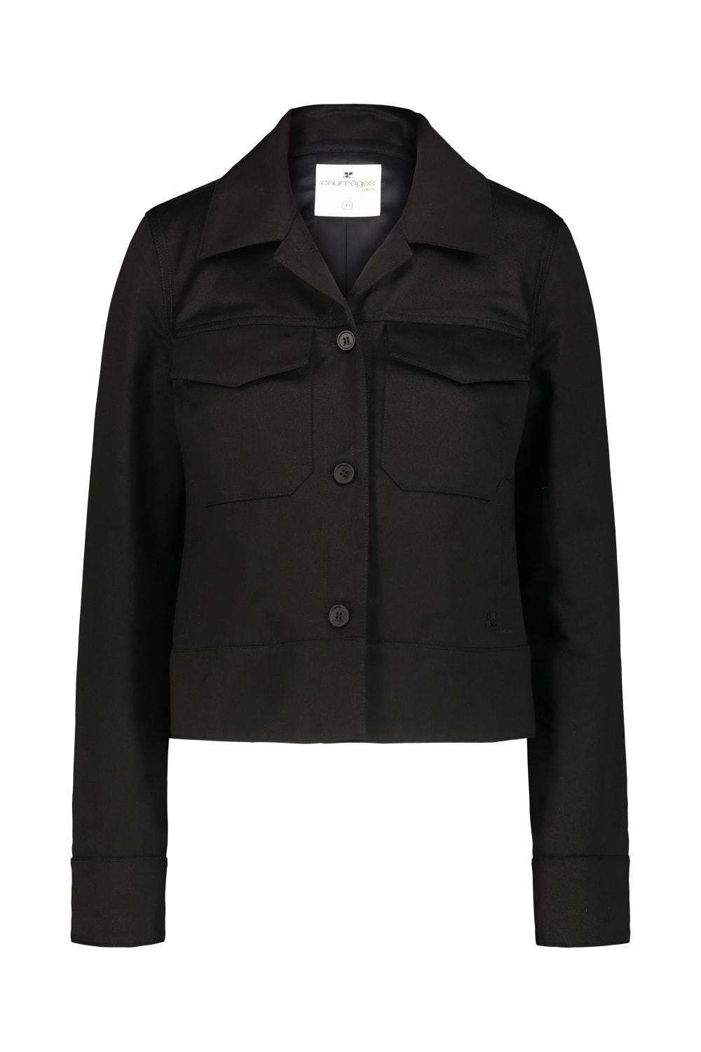 courrèges polycotton trucker jacket