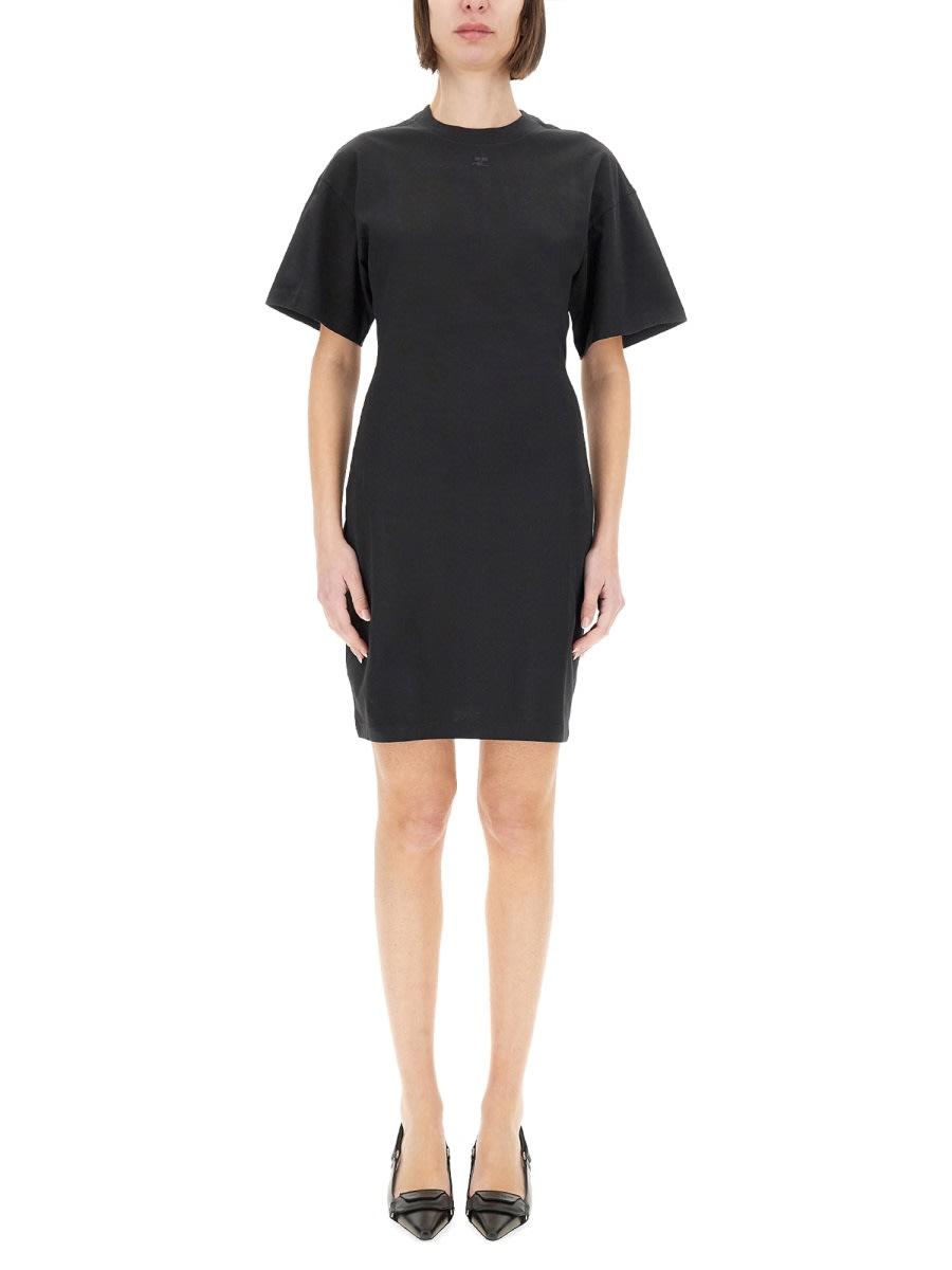 courrèges short cotton dress