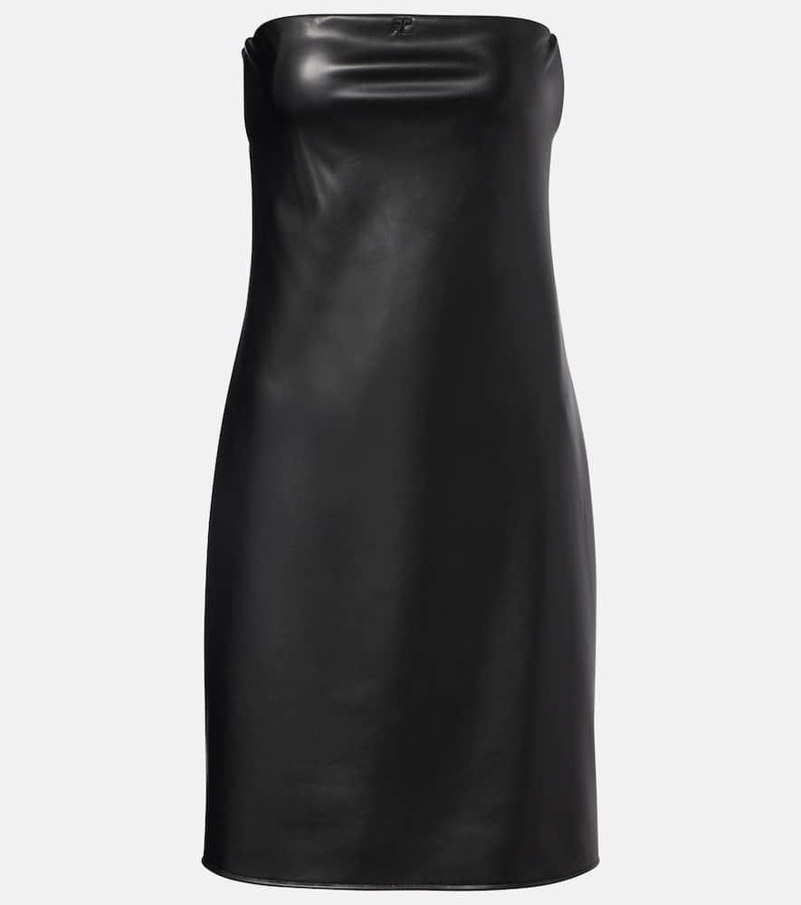 courrèges strapless minidress