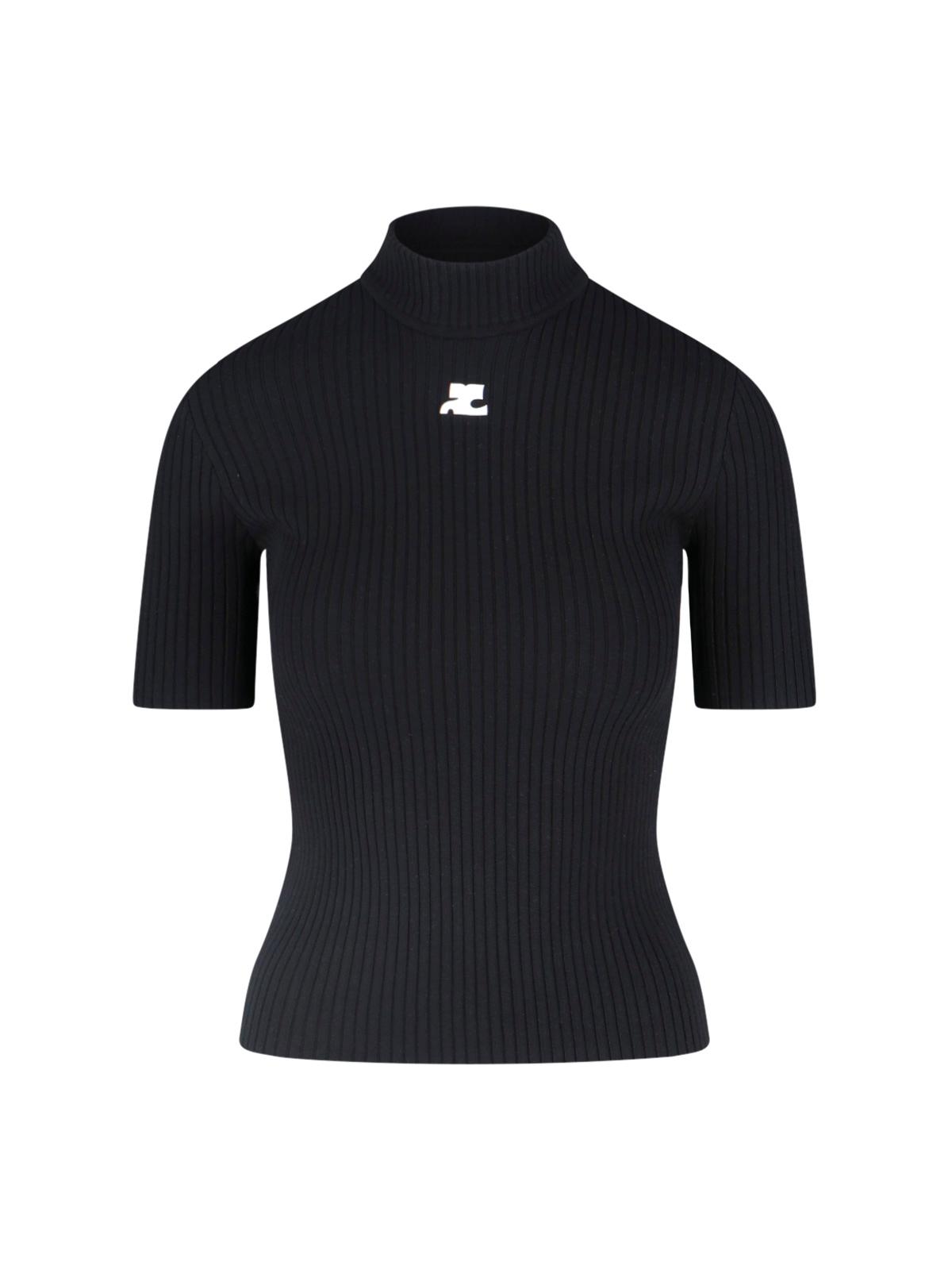 courrèges sweaters black viscose - women