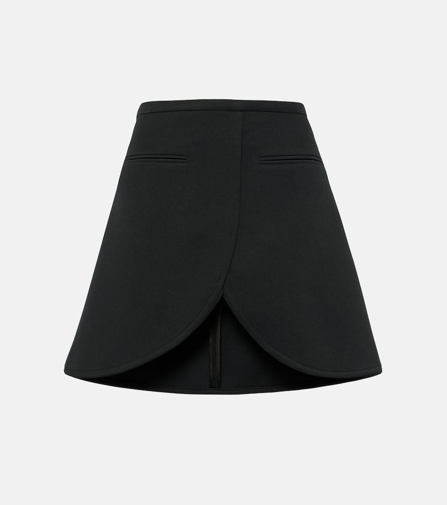 courrèges twill miniskirt