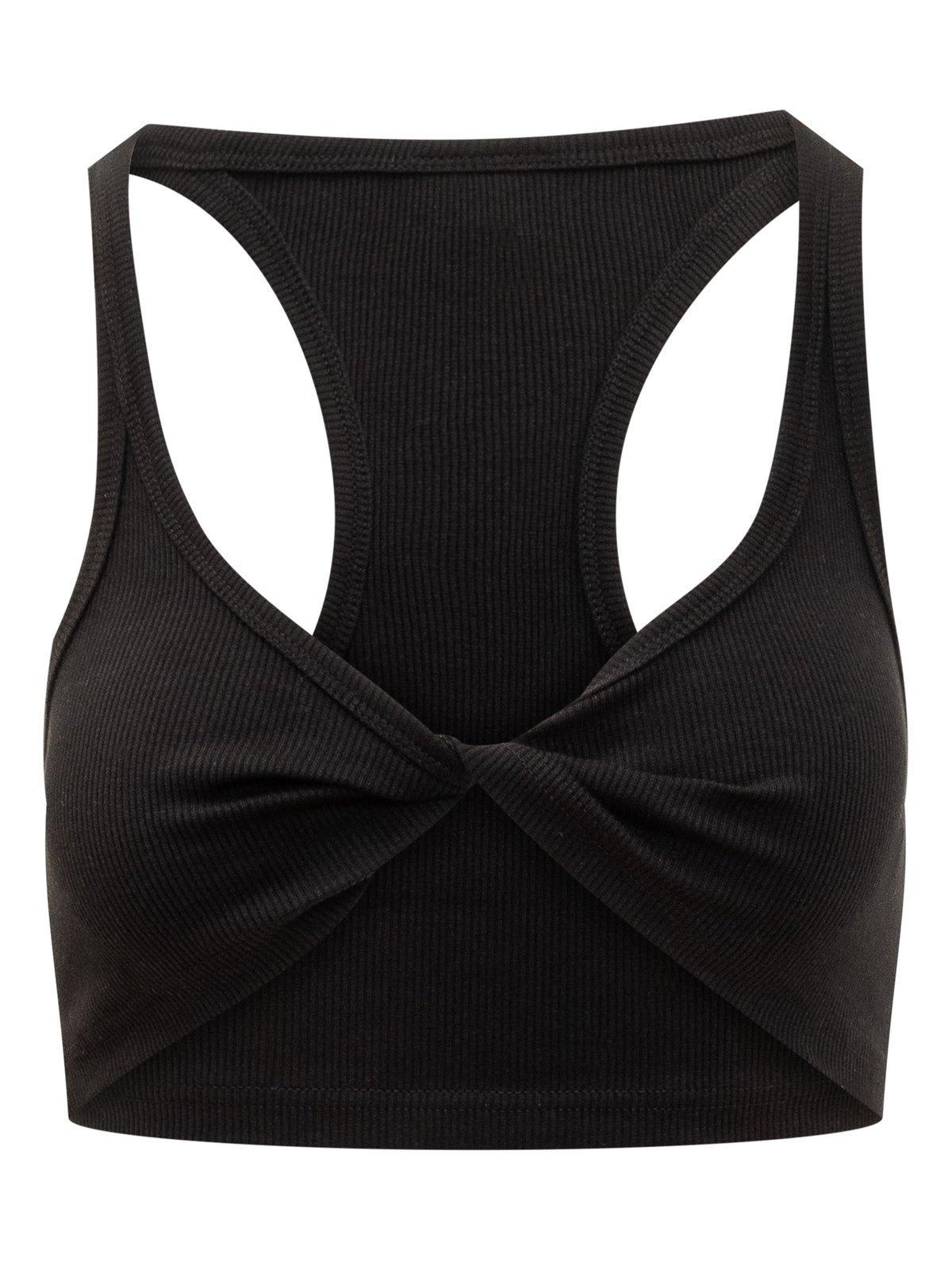 courrèges twist cropped top