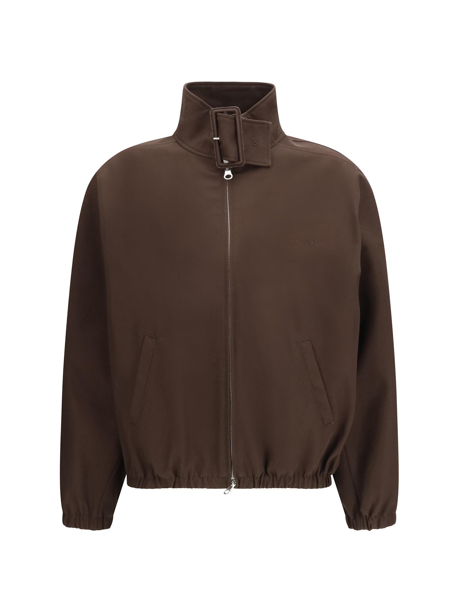 courrèges zip-up bomber jacket