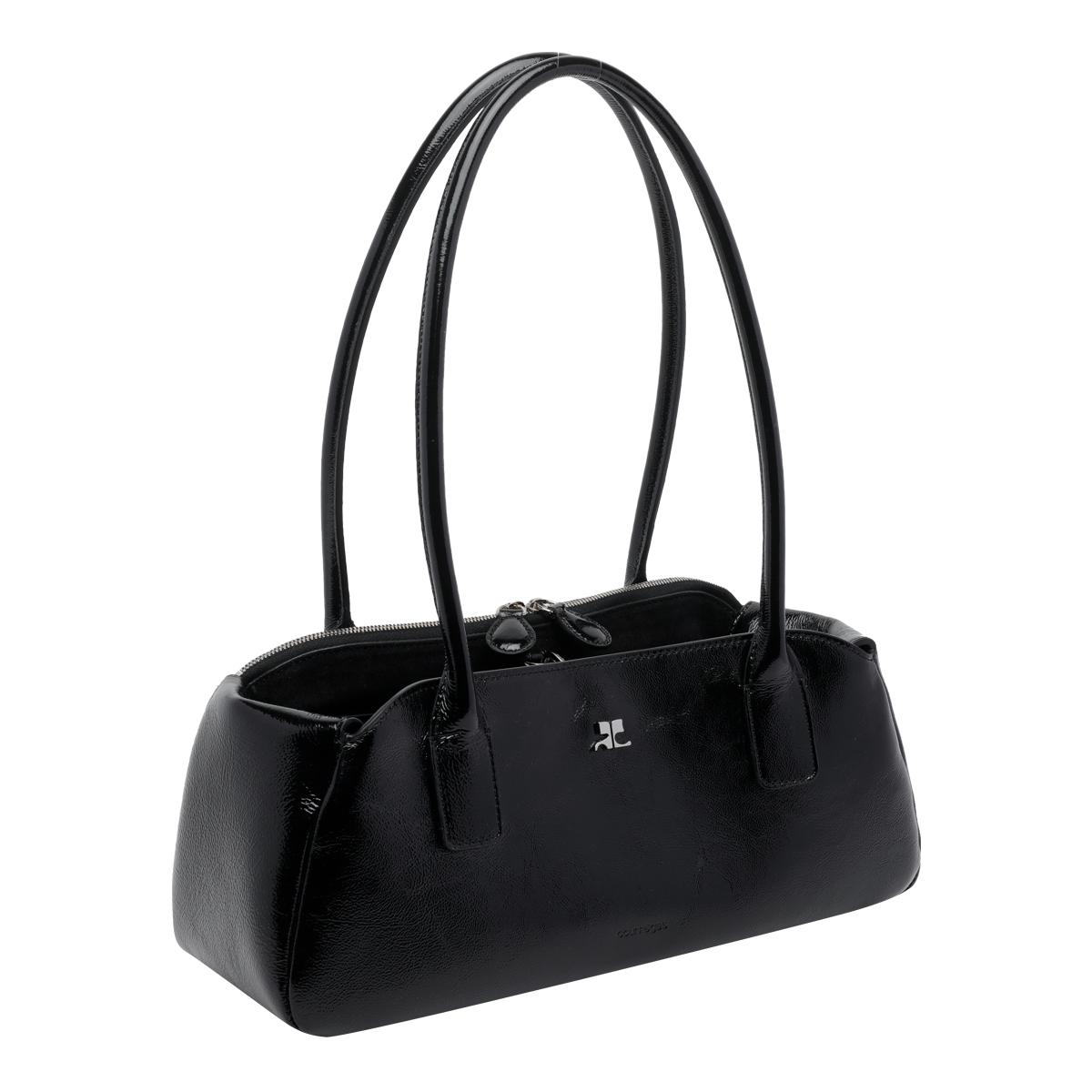 courreges bags black calf leather - women