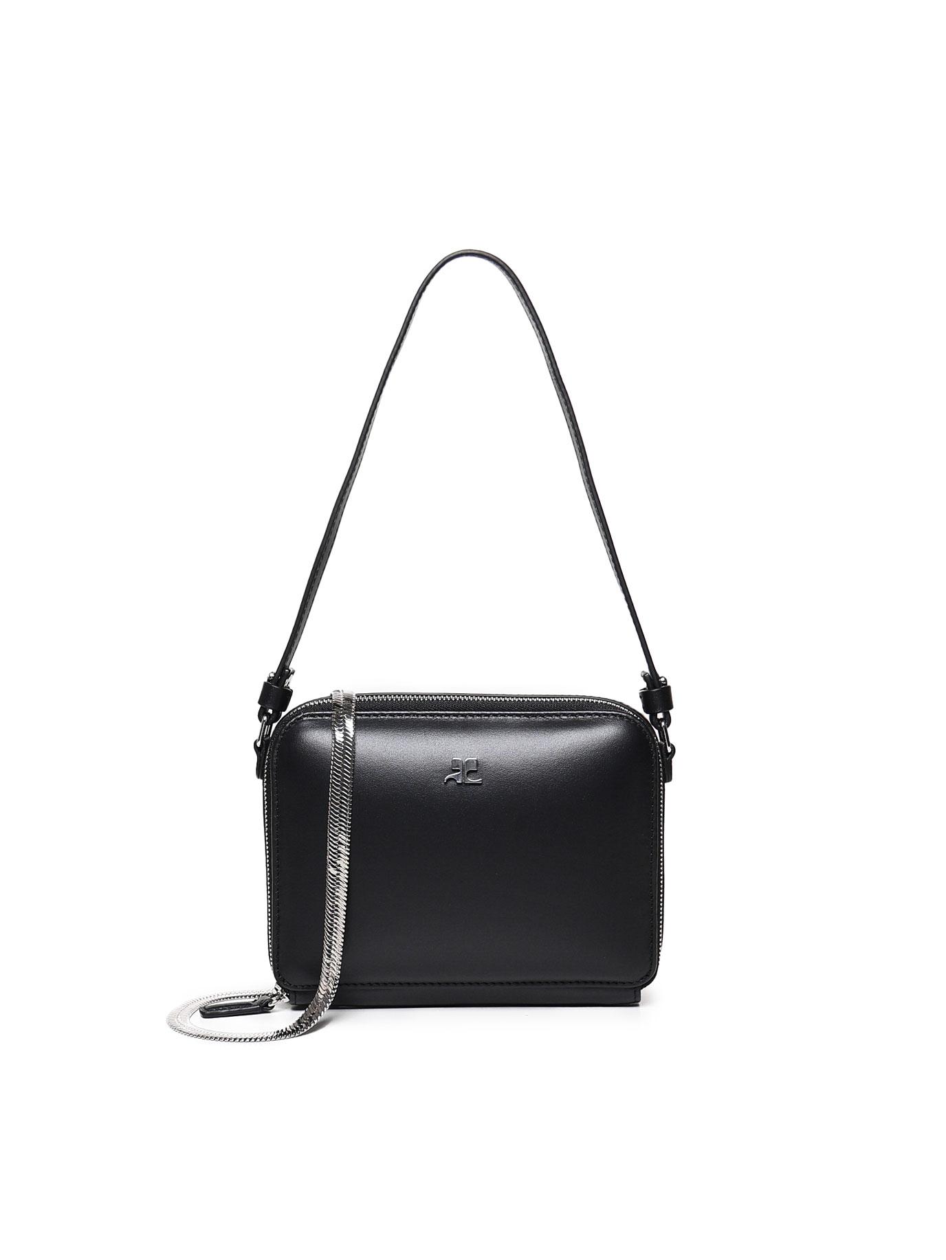 courreges bags black calfskin - women