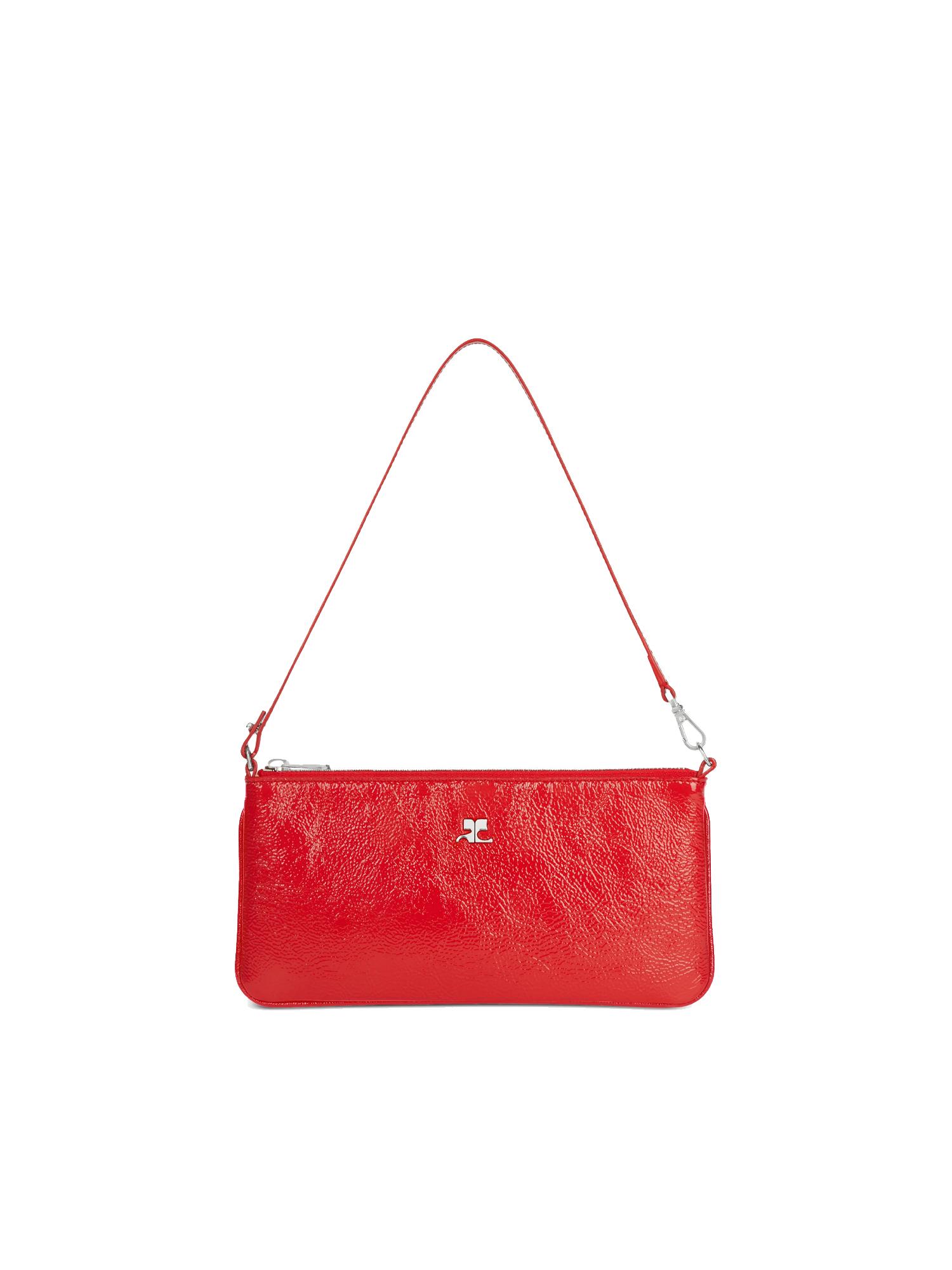 courreges bags red cowskin - women