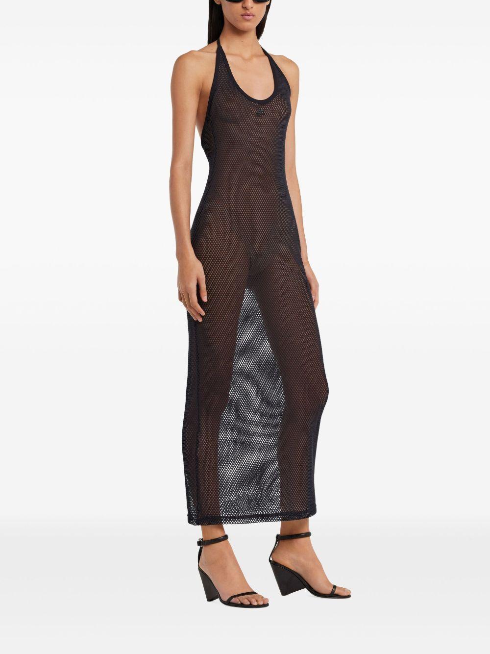 courreges dresses black cotton - women