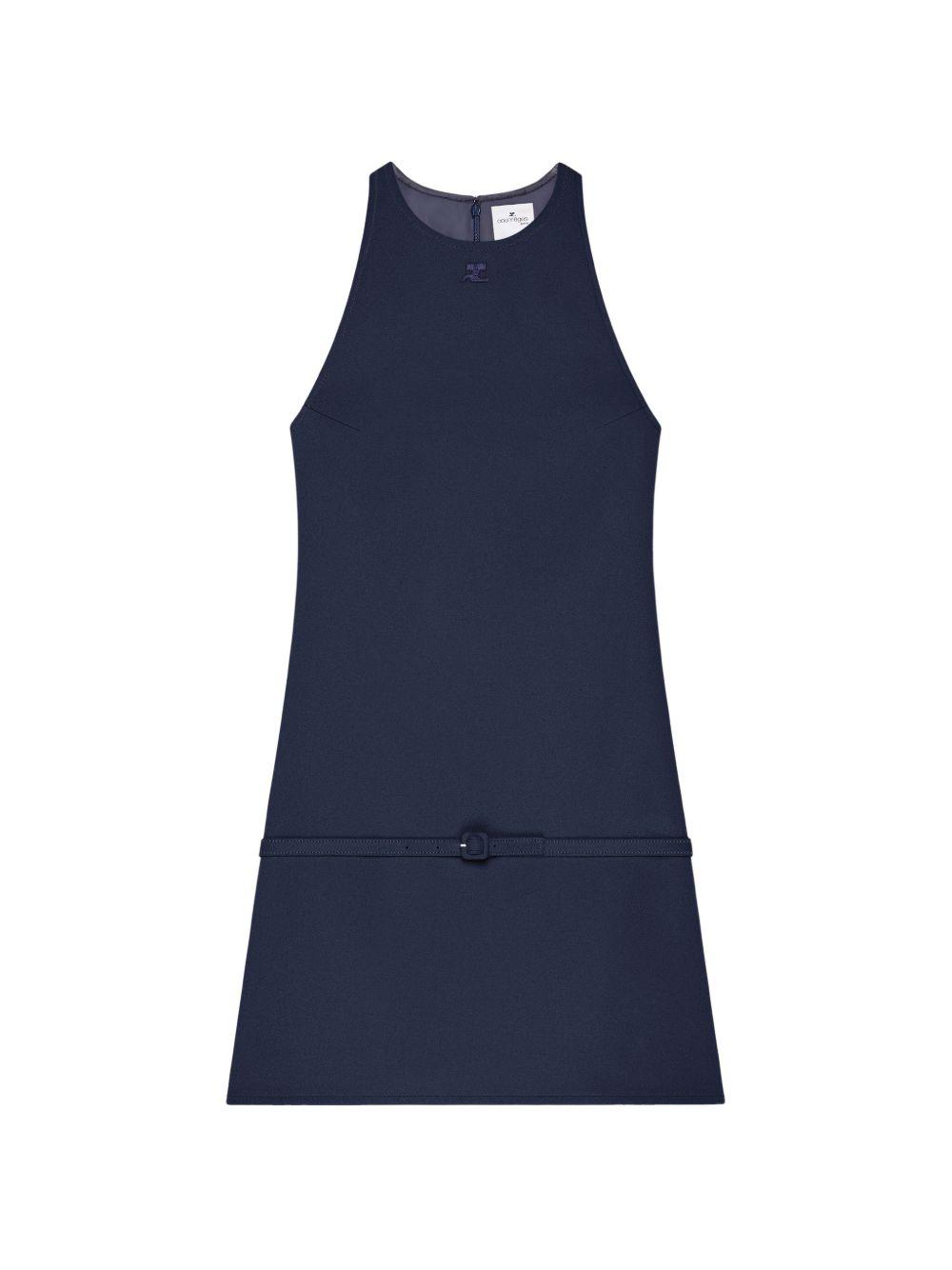 courreges dresses blu - women