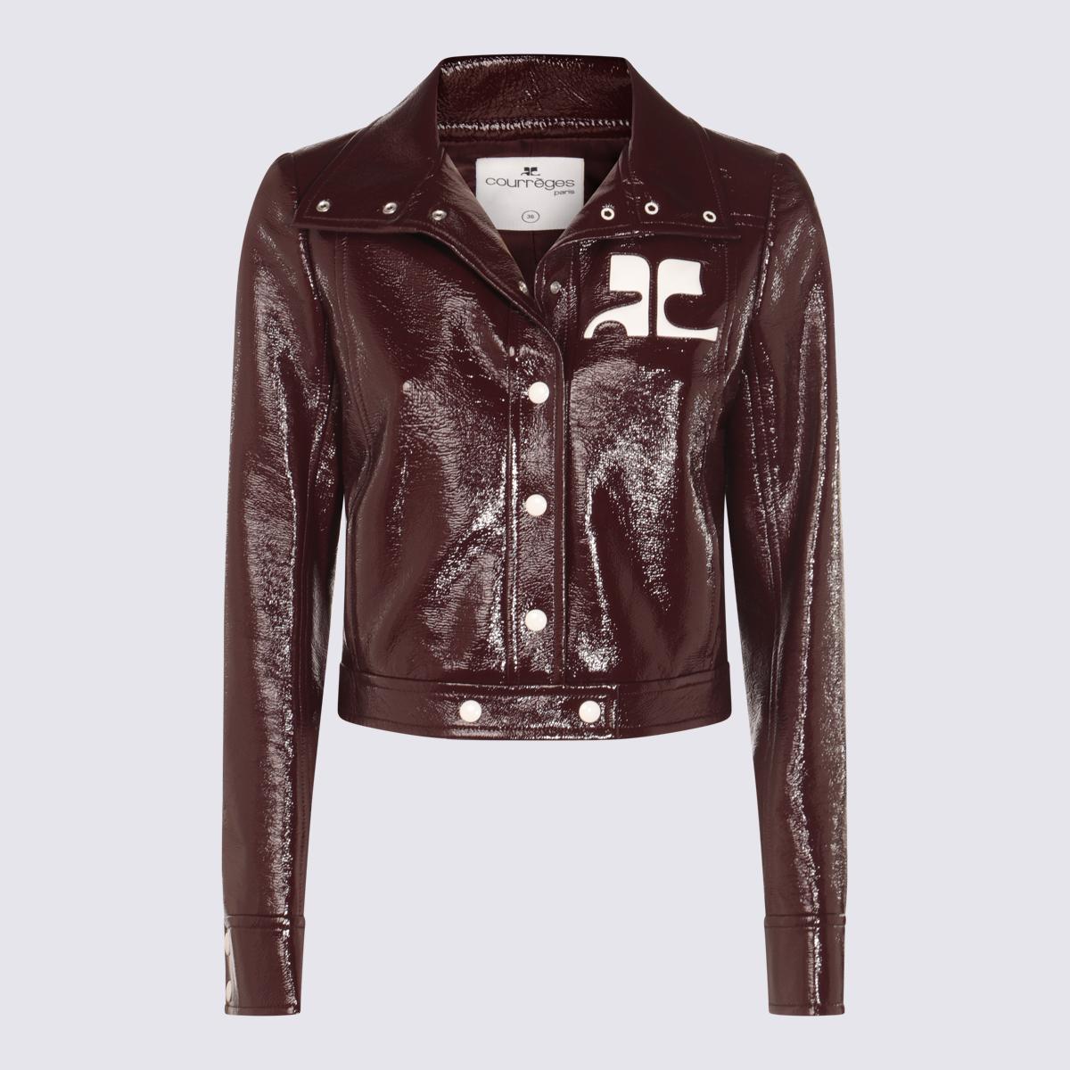 courreges jackets purple _co plu ea - women