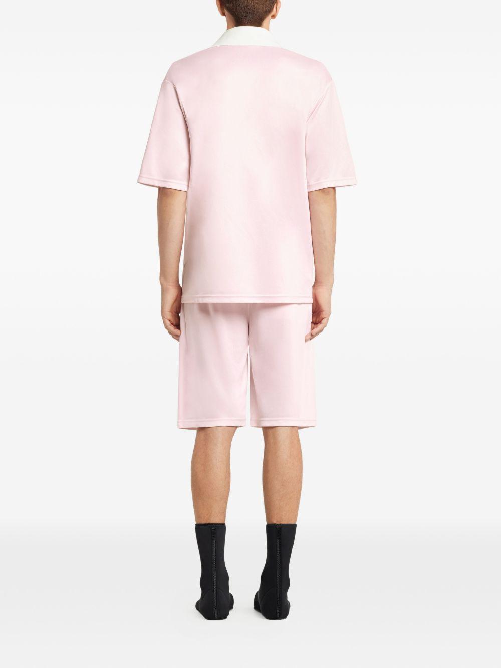courreges pre t-shirts and polos pink polyester - women