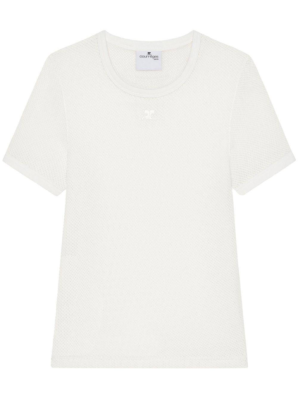 courreges pre t-shirts and polos white cotton - women