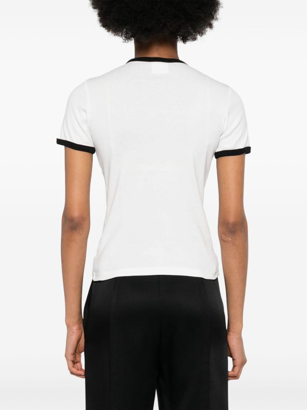 courreges pre t-shirts and polos white cotton - women