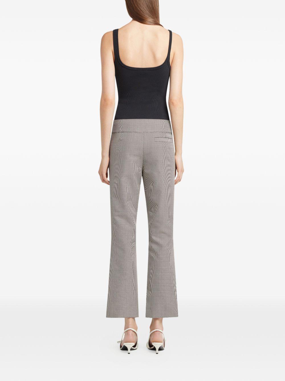 courreges pre top black cotton elastane - women