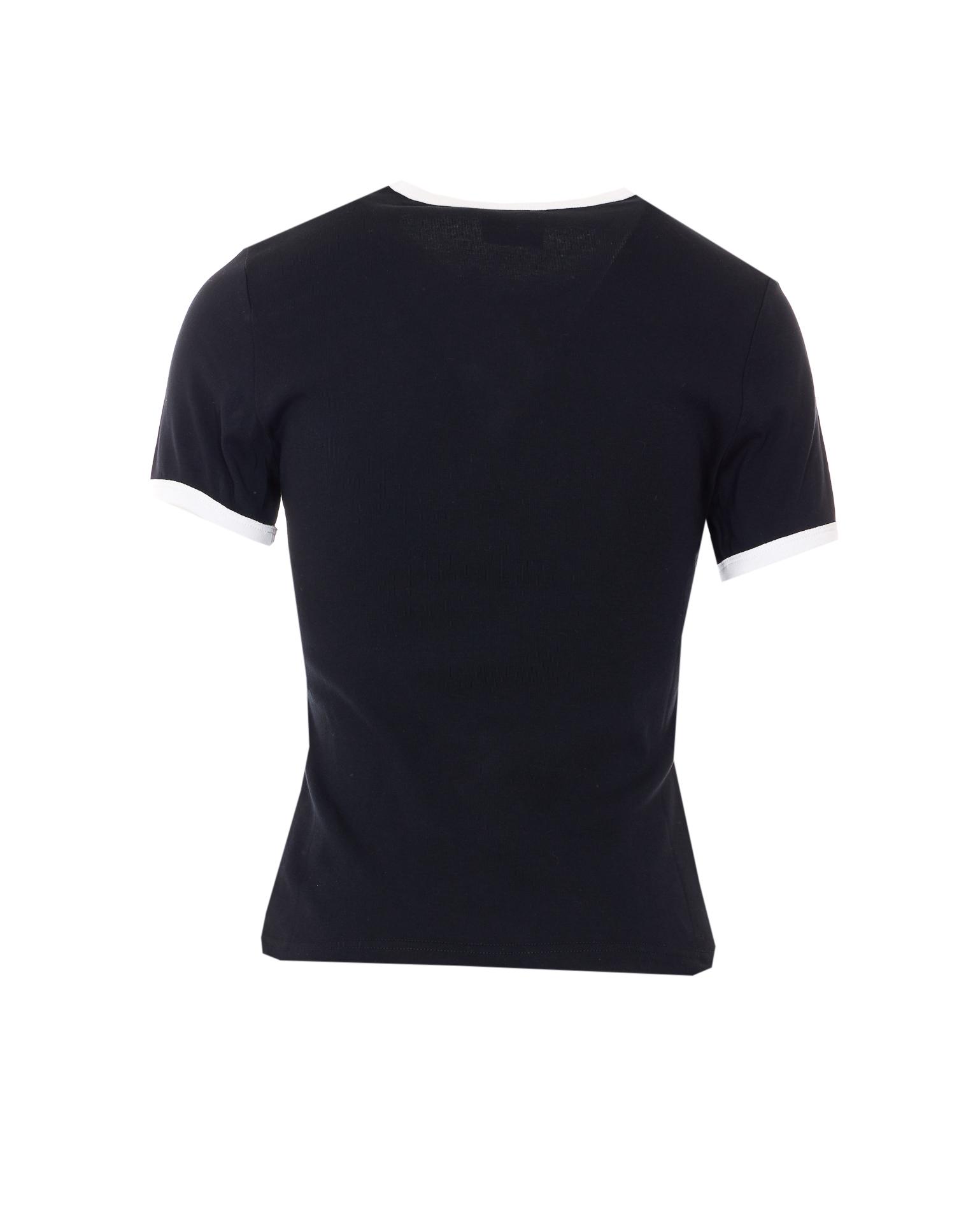 courreges t-shirts and polos black cotton - women