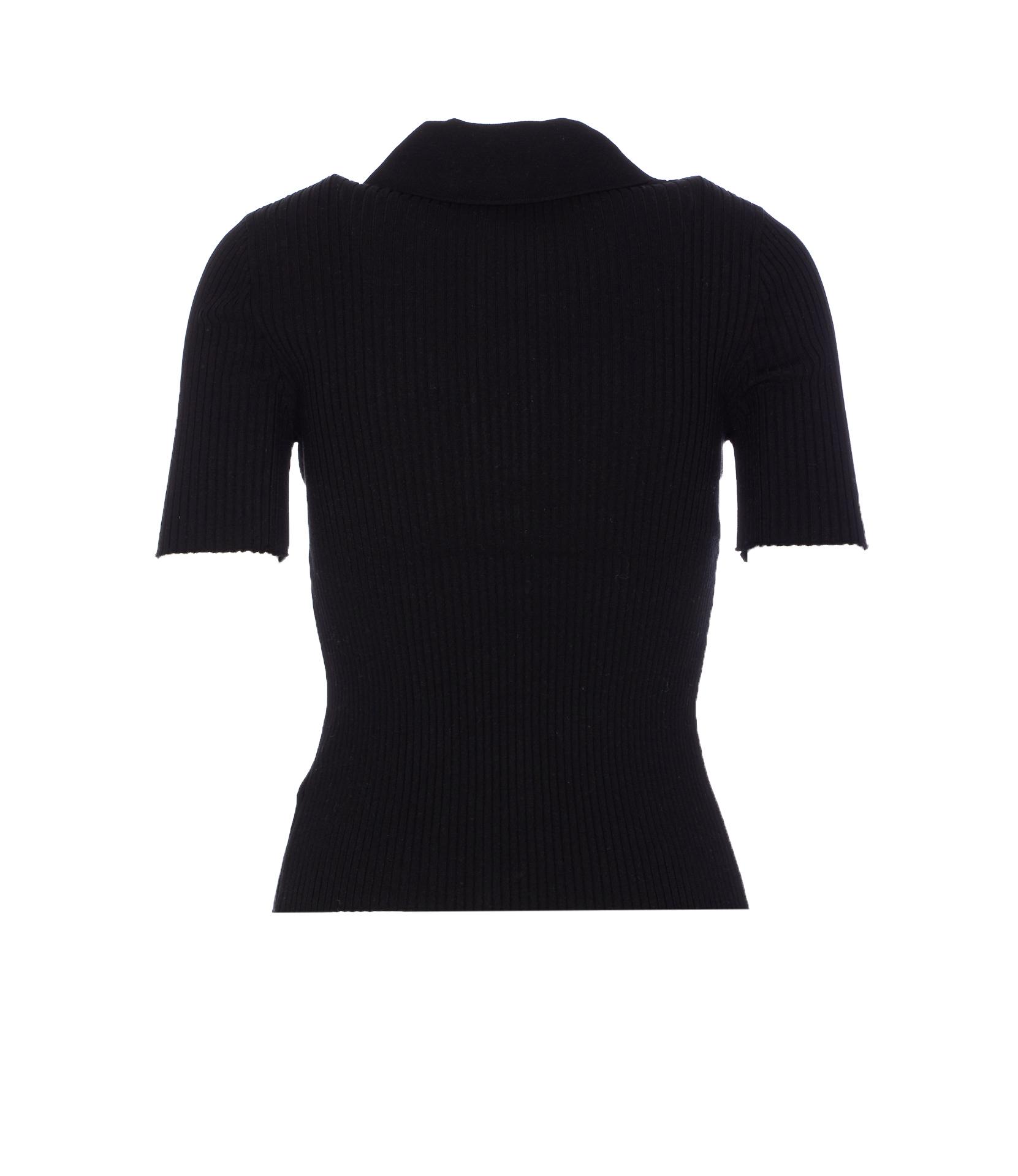 courreges t-shirts and polos black viscose - women