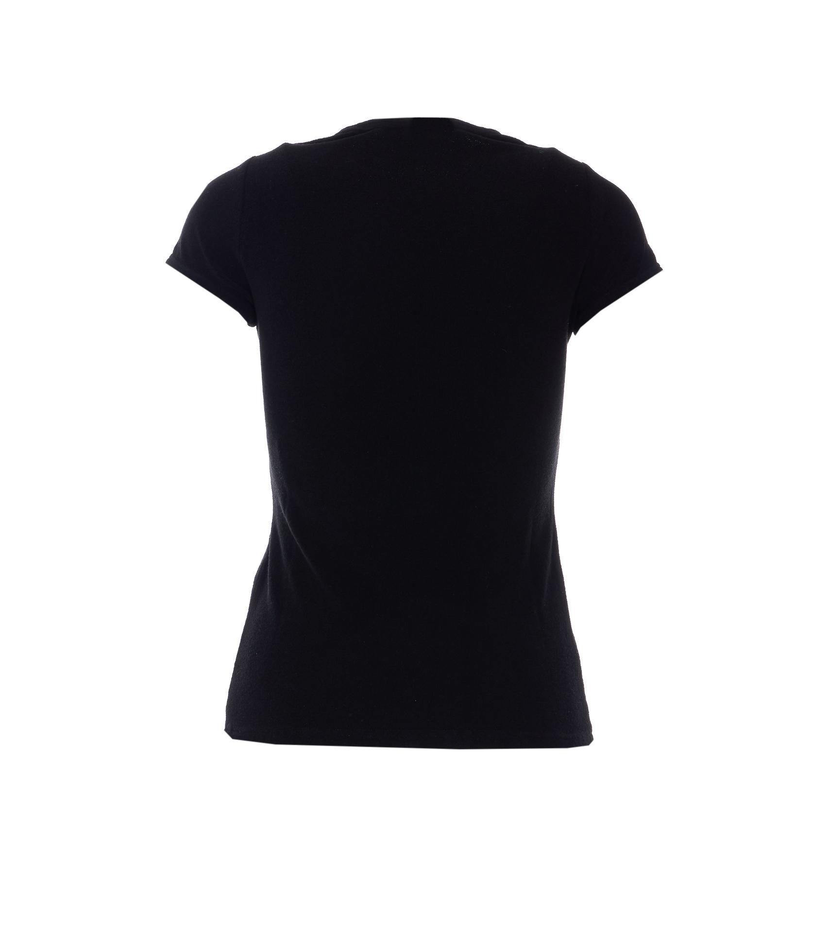 courreges t-shirts and polos black viscose - women