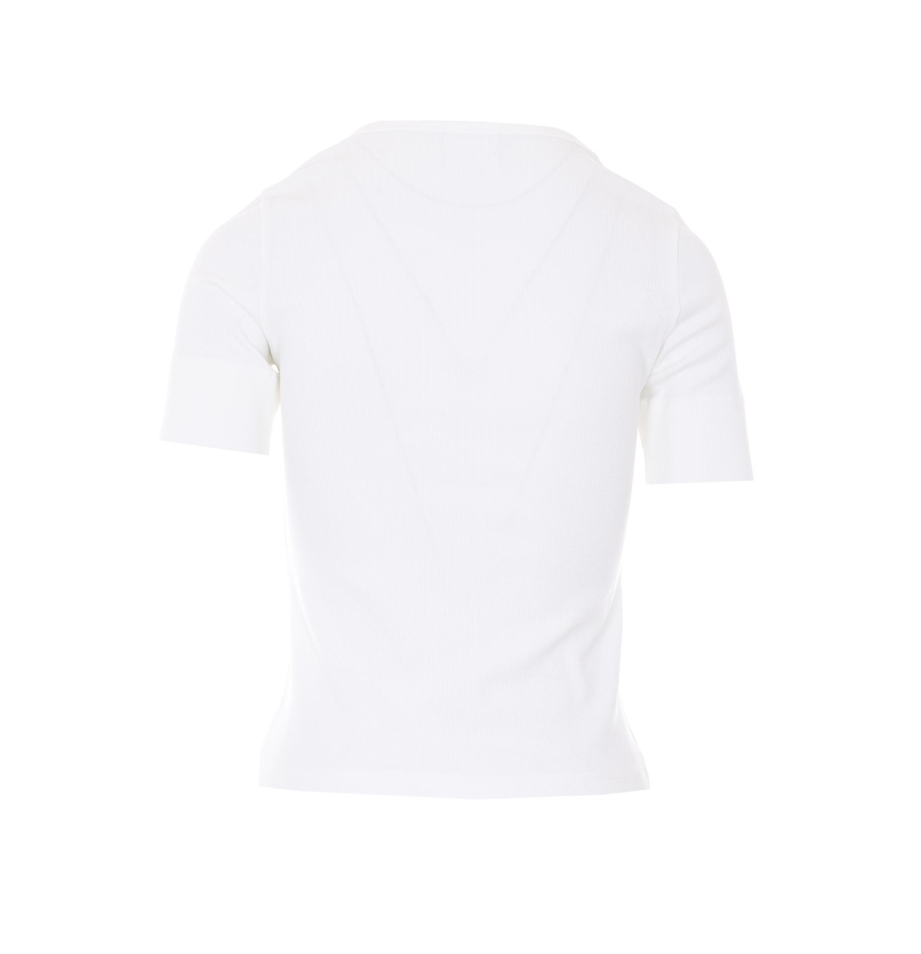courreges top white cotton - women