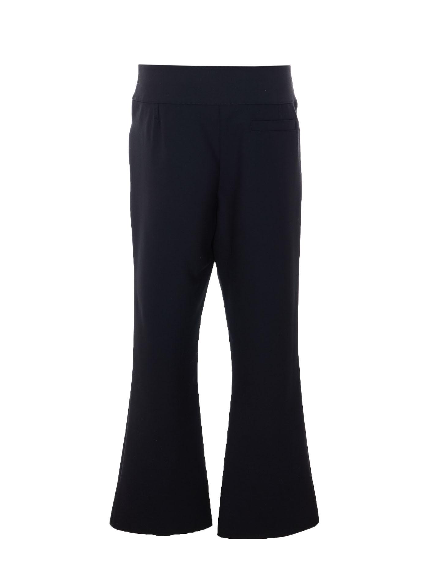 courreges trousers black polyester - women