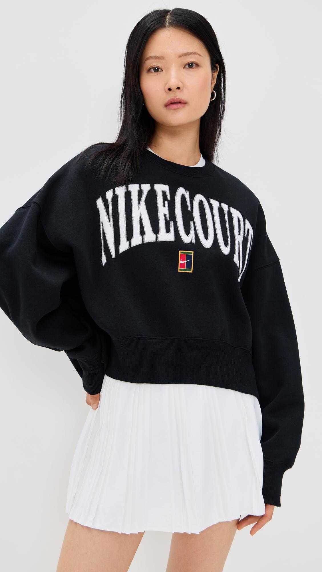 court phoenix fleece over oversized heritage sweatshirt