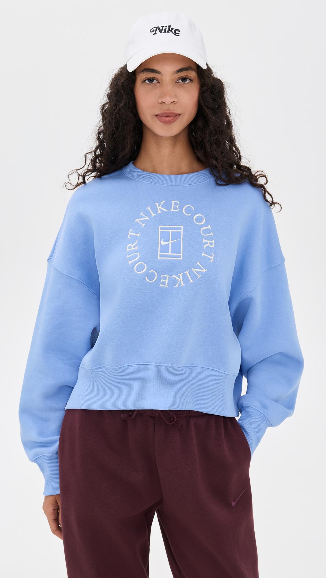 court phoenix over-oversized heritage crew neck sweatshirt
