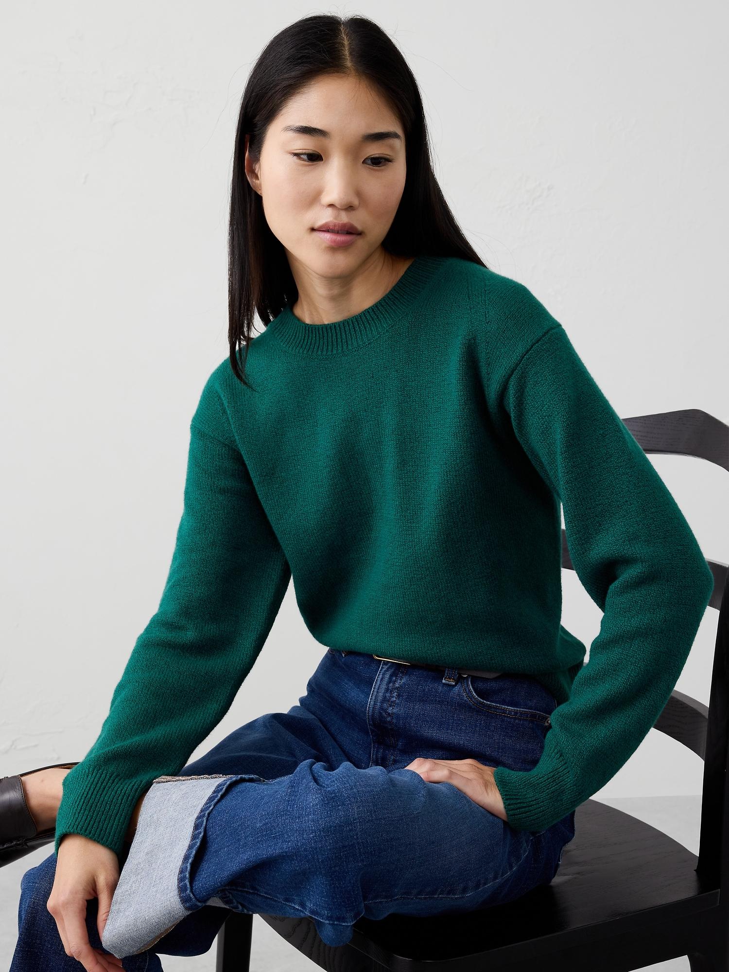 coveted crew-neck sweater