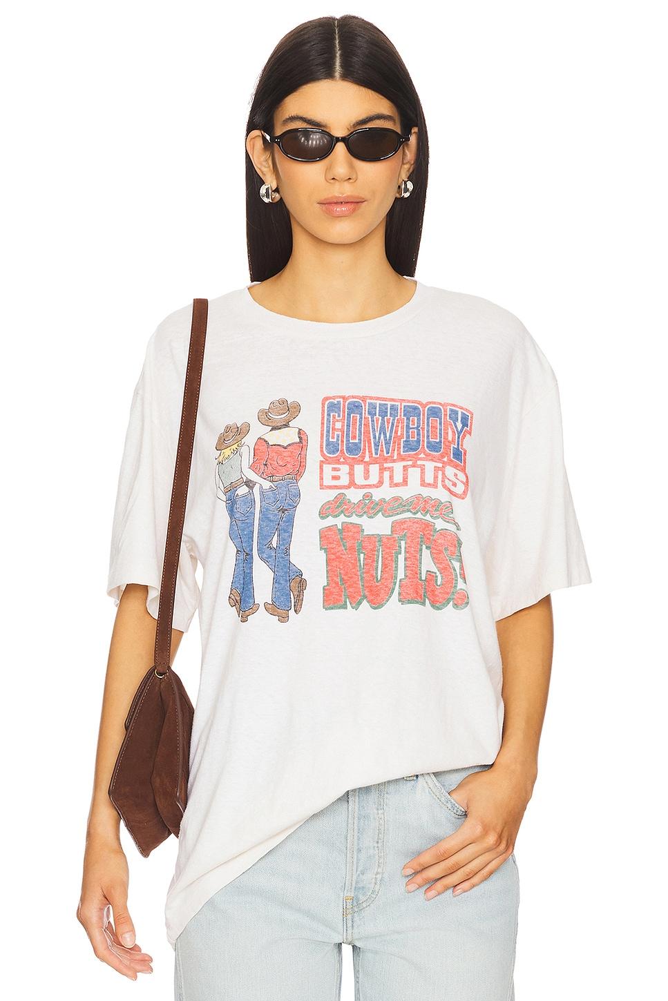 cowboy butts boyfriend tee