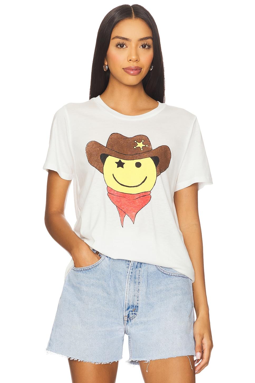cowboy happyface boyfriend tee