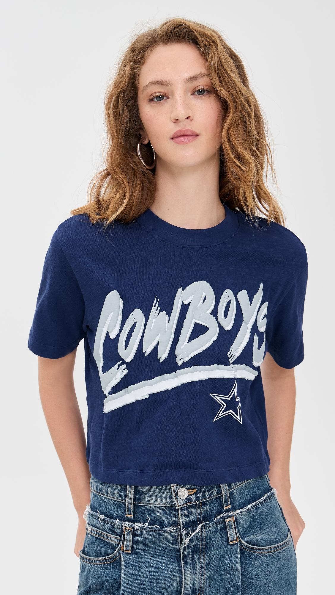 cowboys thrill crop tee