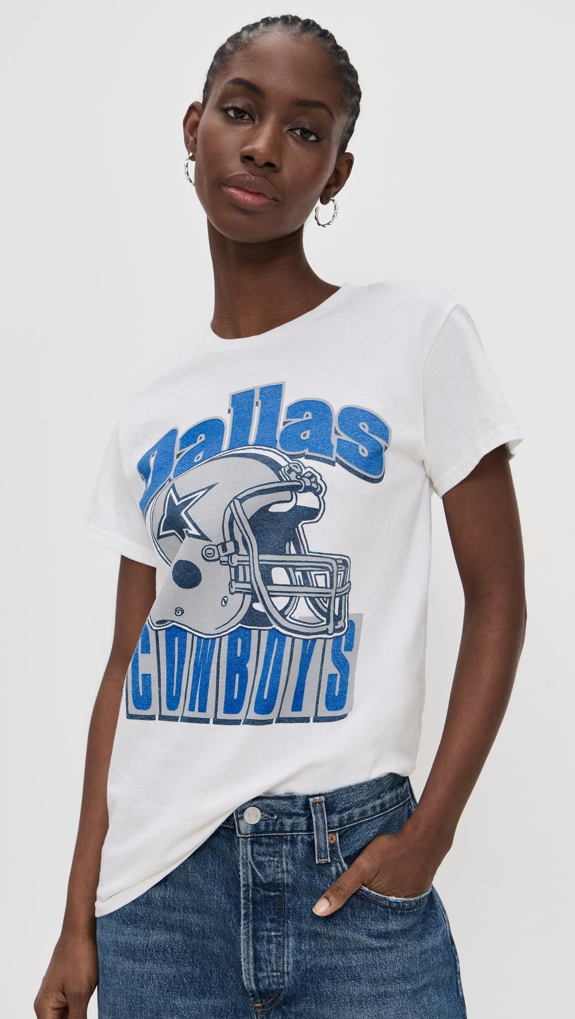 cowboys throwback helmut tee