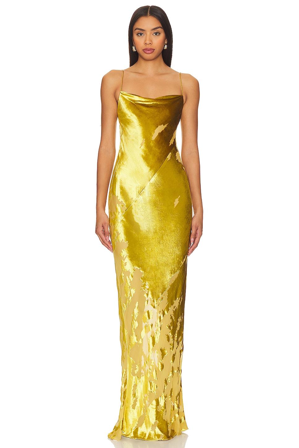 cowl bias gown