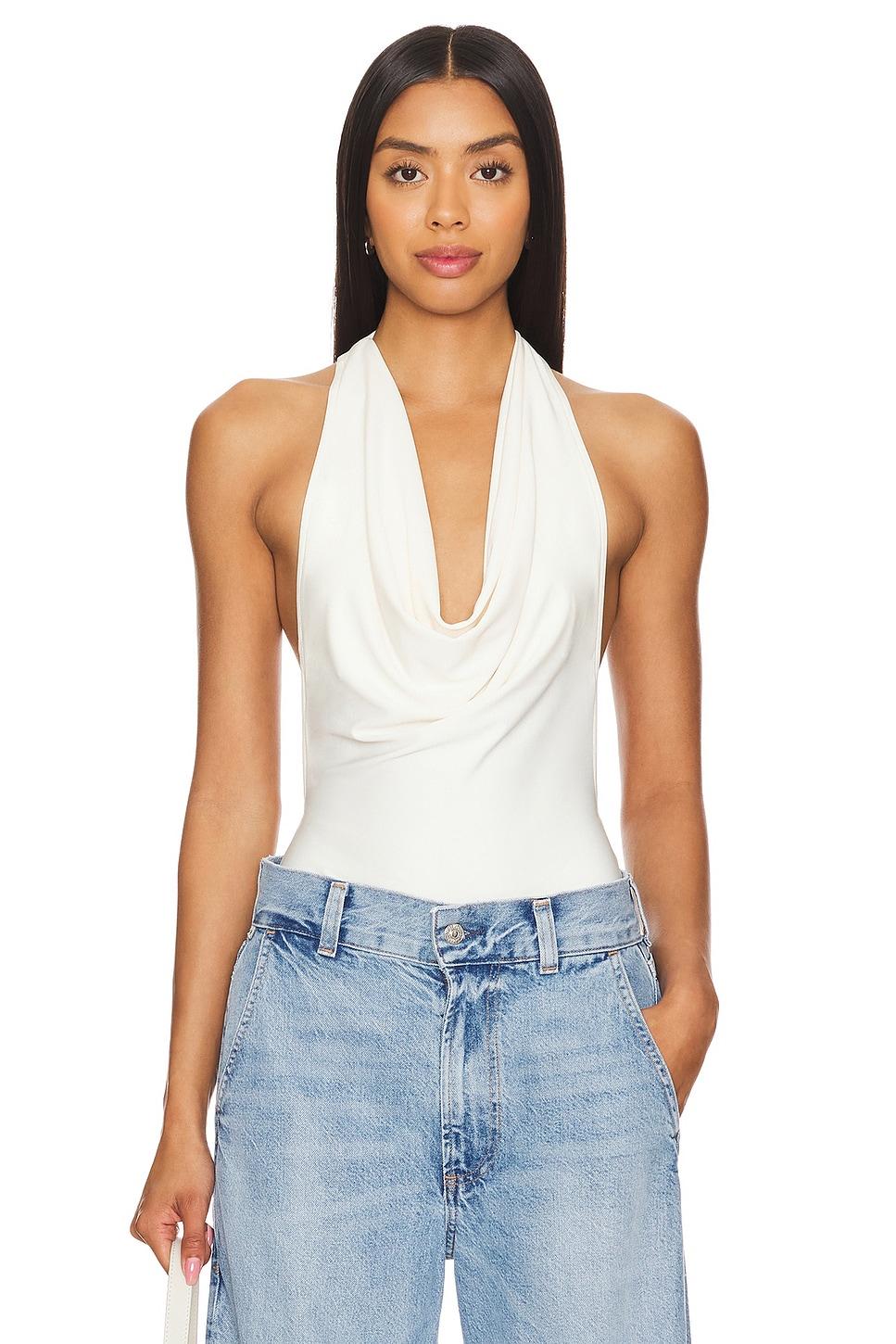 cowl neck bodysuit
