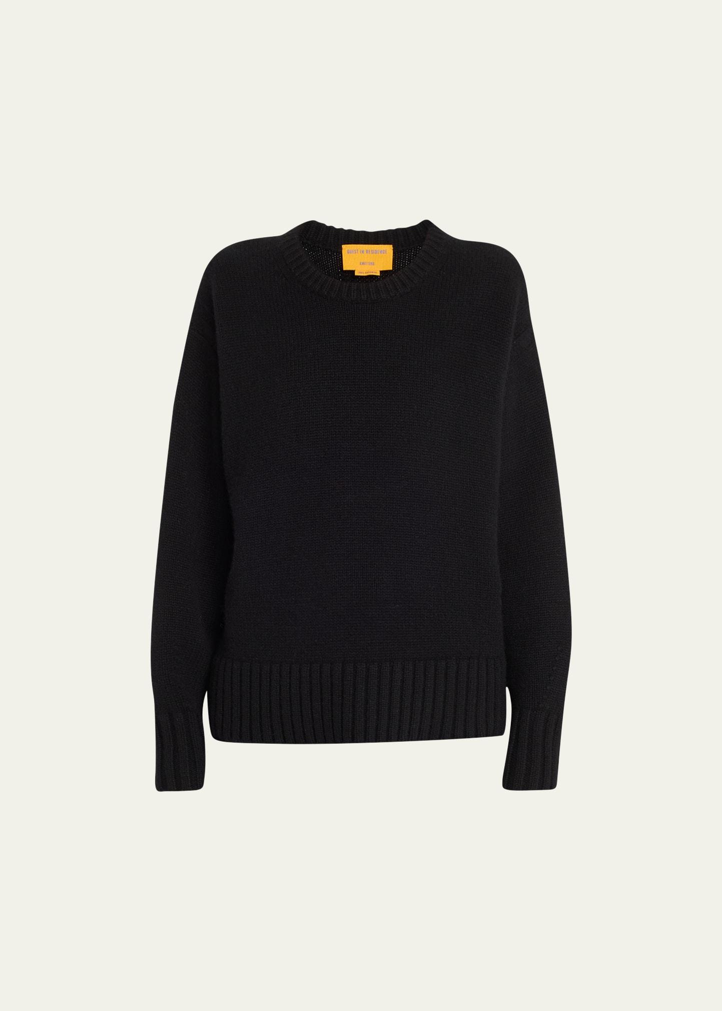 cozy cashmere crewneck sweater