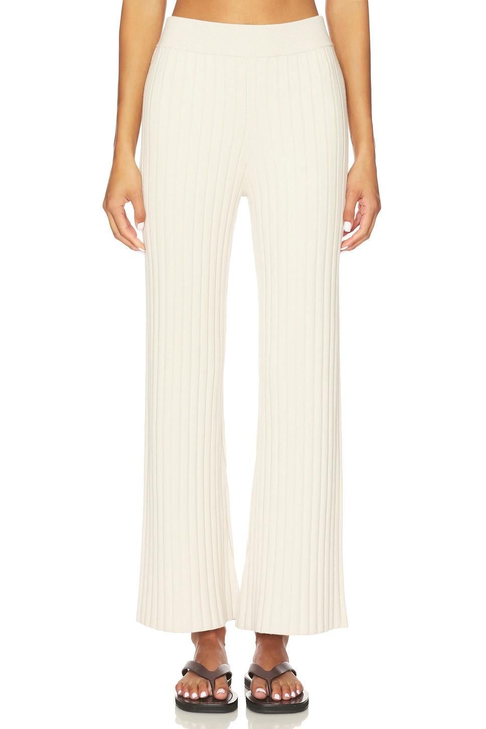 cozy cotton silk ribbed pant
