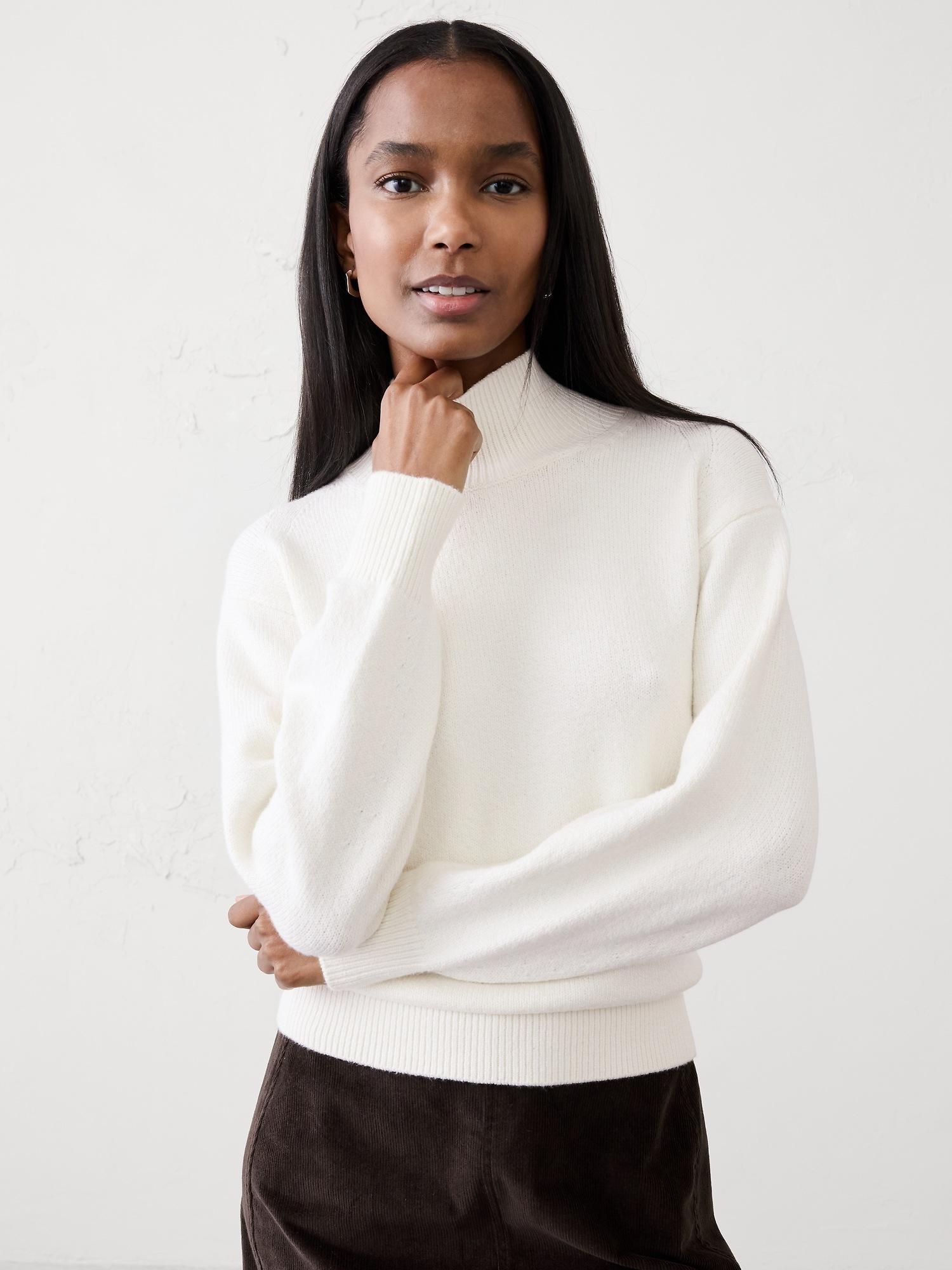 cozy turtleneck pullover sweater