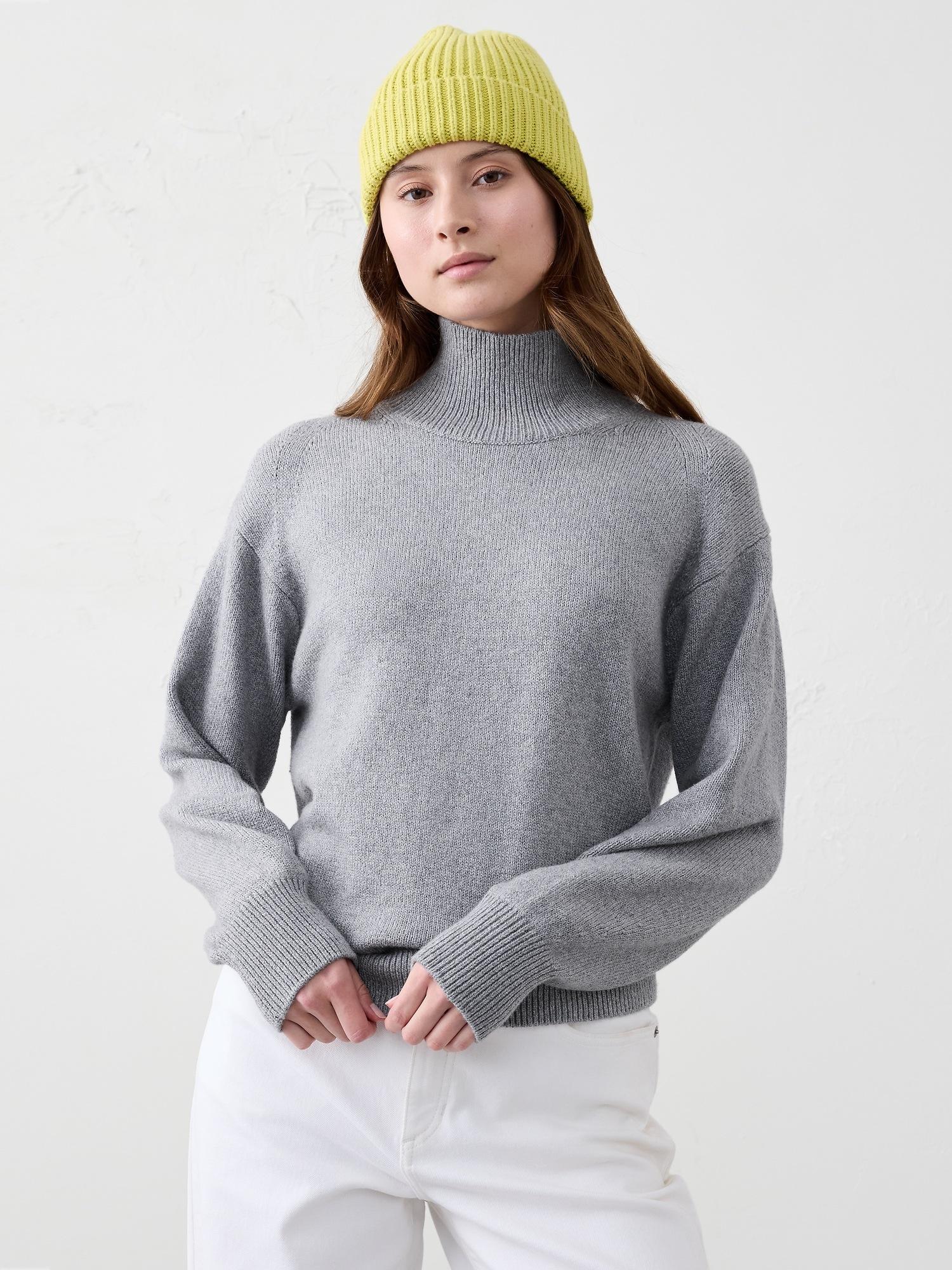 cozy turtleneck pullover sweater
