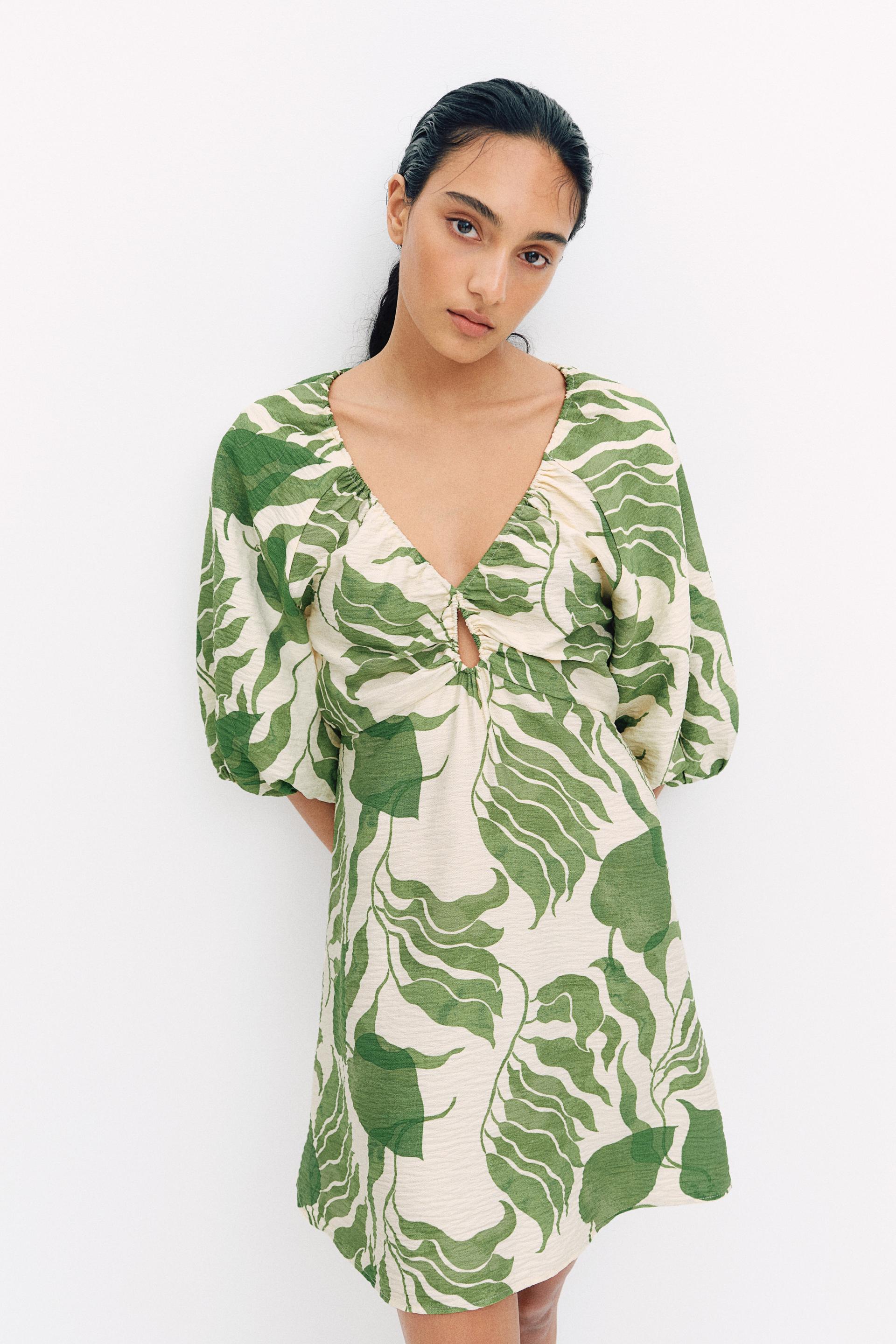 crêpe mini dress